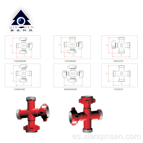 Cross de ajuste integral de 3 pulgadas Fig1502